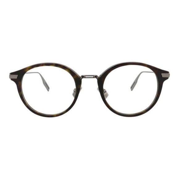 Dior Mens Round/Oval Havana Silver Transparent Fashion Designer Eyewear - Picture 1 of 4